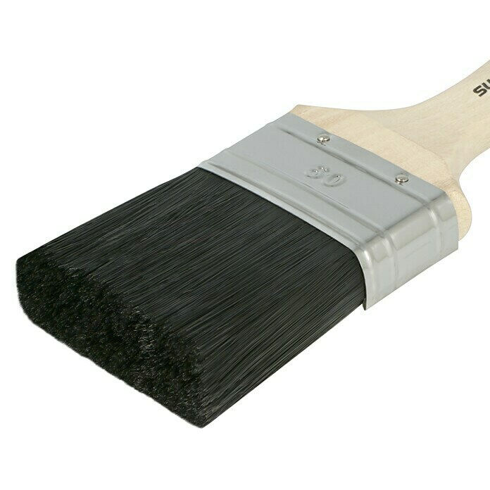 swingcolor Premium Flachpinsel Lack (Breite Borsten: 60 mm, All-in-one-Borsten, Naturholz)