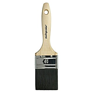 swingcolor Premium Flachpinsel Lack (Breite Borsten: 60 mm, All-in-one-Borsten, Naturholz)