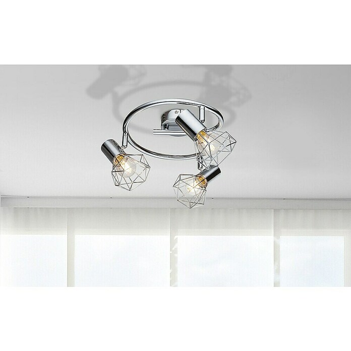 Globo Xara I Stropna spot svjetiljka  (120 W, D x Š x V: 25 x 25 x 15 cm, E14) | BAUHAUS