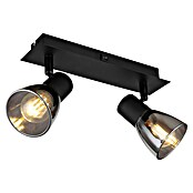 Globo Claude Regleta (40 W, L x An x Al: 7 x 25 x 15,5 cm, Negro, E14, 2 ud.) | BAUHAUS