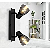 Globo Claude Regleta (40 W, L x An x Al: 7 x 25 x 15,5 cm, Negro, E14, 2 ud.) | BAUHAUS