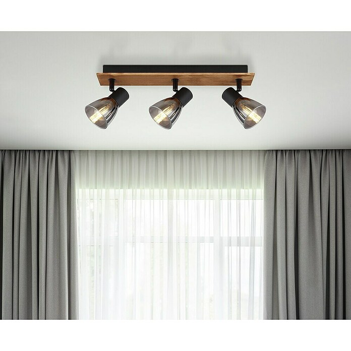 Globo Claude Regleta (40 W, L x An x Al: 40 x 7 x 15,5 cm, Marrón, E14, 3 ud.) | BAUHAUS