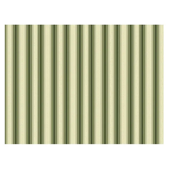 Solid Elements Teilhülsenmarkise 320B70 - Grün/Beige, Breite: 4,5 m, Ausfall: 2 m - Detailansicht eines gestreiften Stoffes in Beige- und Grüntönen, ideal für elegante Vorhänge oder Möbelbezüge.