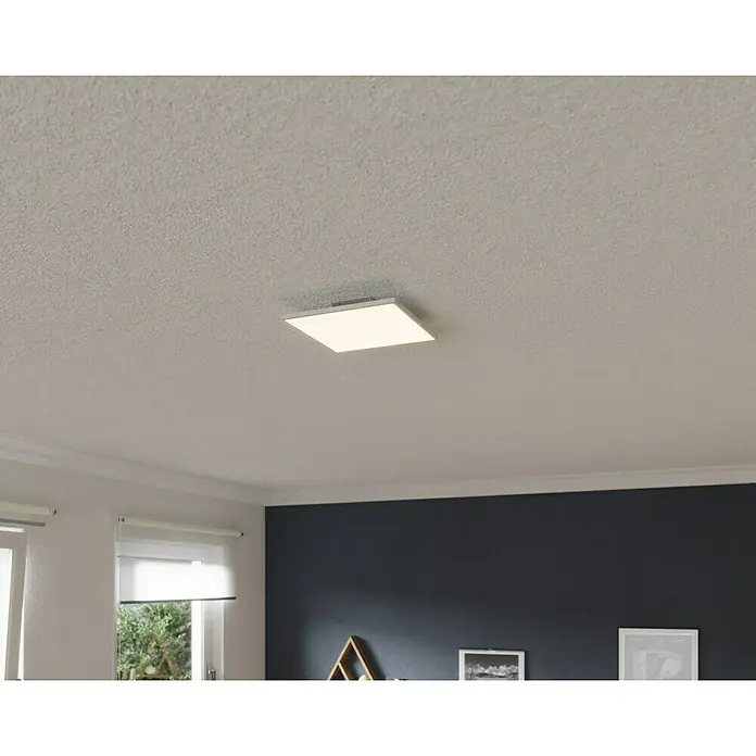 Tween Light LED-Panel RC-CCT-DIM - 18 W, L x B x H: 30 x 30 x 5 cm, Weiß, Mehrfarbig - Eine quadratische Deckenleuchte mit neutralem Lichtton sorgt für eine angenehme Ausleuchtung des Raumes. Perfekt für moderne Wohnräume.