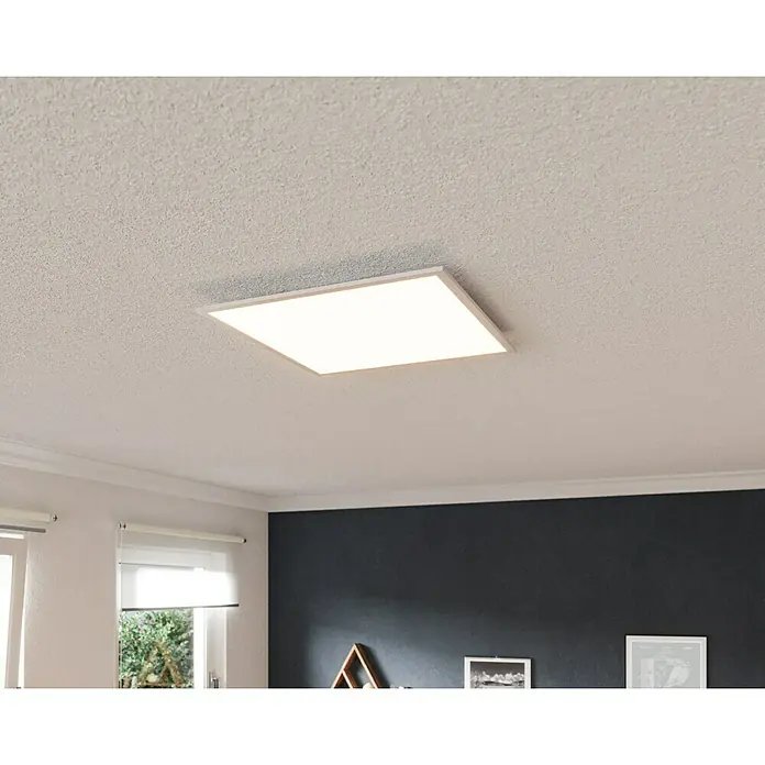Tween Light LED-Panel RC-CCT-DIM - 36 W, L x B x H: 60 x 60 x 5 cm, Weiß, Mehrfarbig - Quadratische LED-Deckenleuchte mit weißem Rahmen, die helles und gleichmäßiges Licht spendet und sich perfekt in moderne Interieurs einfügt.
