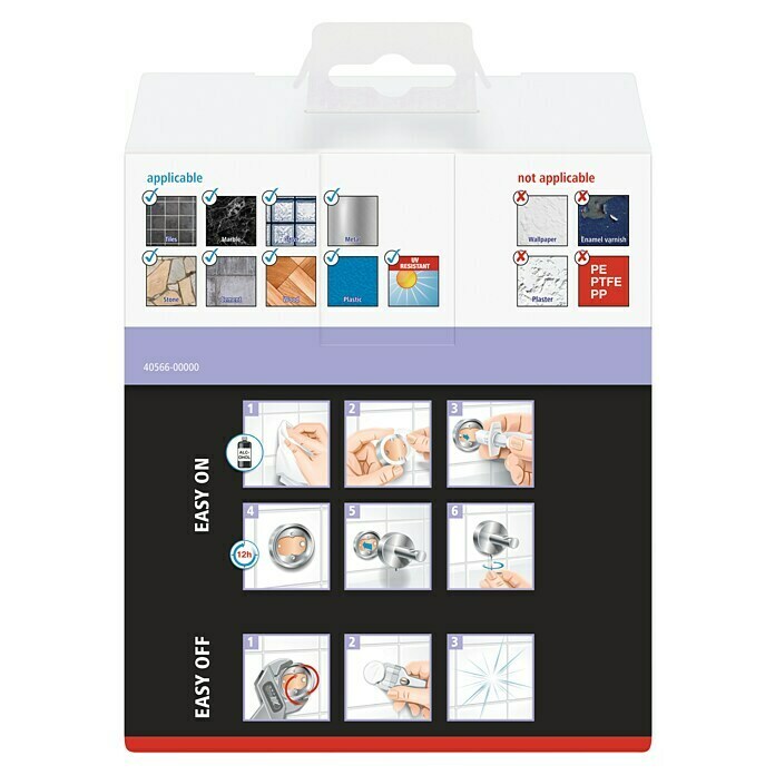 Tesa Moon Tandenborstelbeker MOON (Met houder, Metaal, Wit) | BAUHAUS