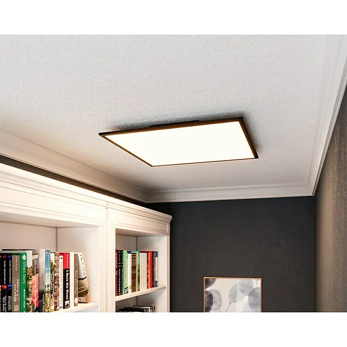 Tween Light LED-Panel CCT-RC-DIM32,5 W, L x B x H: 60 x 60 x 5 cm - Moderne Deckenleuchte mit rechteckigem Design und warmweißem Licht, ideal für Wohn- und Arbeitsbereiche, sorgt für eine angenehme Atmosphäre.