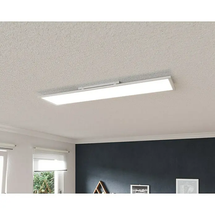Tween Light LED-Panel RGB-RC-CCT-DIM - 32,5 W, L x B x H: 120 x 30 x 5,5 cm, Weiß, RGBW - Deckenleuchte mit rechteckigem Design, die für eine gleichmäßige Ausleuchtung des Raumes sorgt und eine moderne Atmosphäre schafft.