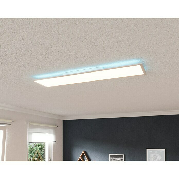 Tween Light LED-Panel RC-CCT-DIM-RGB-Backlight (36 W, L x B x H: 120 x 30 x  5 cm, Weiß, RGBW)