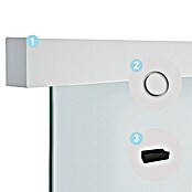 Diamond Doors Vodilica za staklena klizna vrata (Aluminij, Vrsta okova: Zatvoreno, 190 cm)