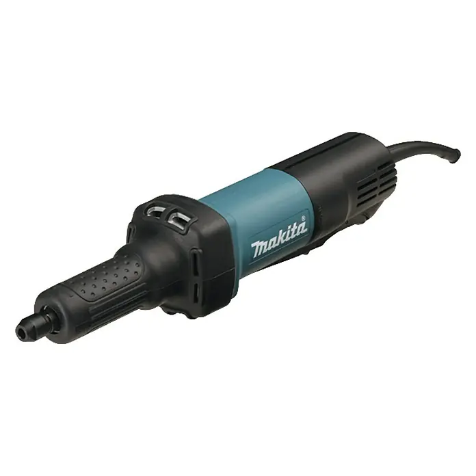 Makita Geradschleifer GD0600 - 400 W, 25.000 U/min - Makita GD0800C Stabschleifer mit elektronischer Drehzahlregelung für präzises Schleifen und Polieren.