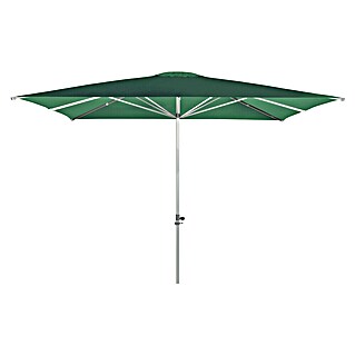 Doppler Alu Expert Marktschirm Teleskop (Dunkelgrün, Bespannungsmaß (L x B): 350 x 350 cm)