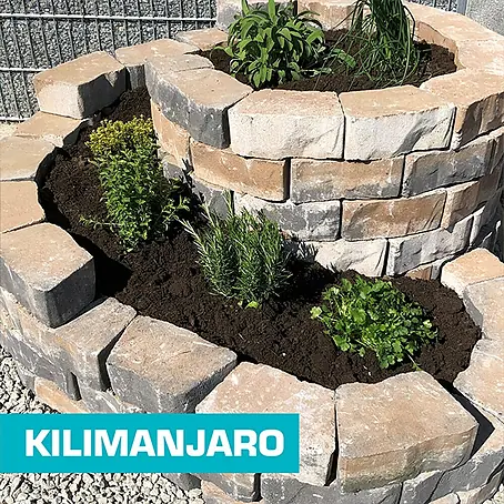 Min2C Kräuterspirale Kilimanjaro