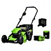 Greenworks 60V Akkusystem Akku-Rasenmäher GD60LM46HPK2X 