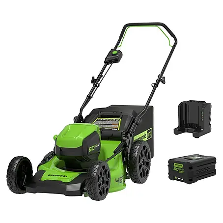 Greenworks 60V Akkusystem Akku-Rasenmäher GD60LM46HP