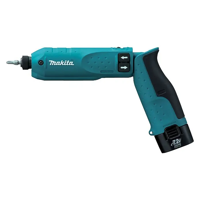 Makita Akku-Schlagschrauber TD022DSE - 7,2 V, 2 Akkus, 1,5 Ah - Makita Akku-Winkelschrauber mit verstellbarem Griff und 7,2V Lithium-Ionen Akku.