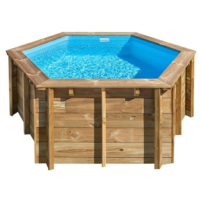 Gre Piscina de madera Lili 2 (Ø x Al: 280 x 107 cm, Marrón, 4.500 l) | BAUHAUS