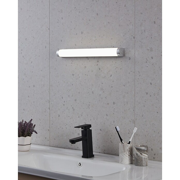 Eglo LED svjetiljka za ogledala Tragacete 1  (7,5 W, D x Š x V: 45 x 4,5 x 4,5 cm, Krom, Neutralno bijelo) | BAUHAUS