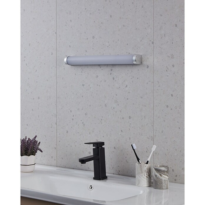 Eglo LED svjetiljka za ogledala Tragacete 1  (7,5 W, D x Š x V: 45 x 4,5 x 4,5 cm, Krom, Neutralno bijelo) | BAUHAUS