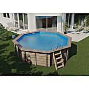 Gre Piscina de madera Violette 2 (Ø x Al: 500 x 127 cm, Marrón, 15.500 l) | BAUHAUS