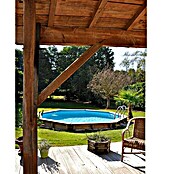 Gre Piscina de madera Violette 2 (Ø x Al: 500 x 127 cm, Marrón, 15.500 l) | BAUHAUS