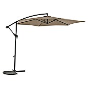 Sunfun Ampelschirm Toscana II (Taupe, Durchmesser: 300 cm)