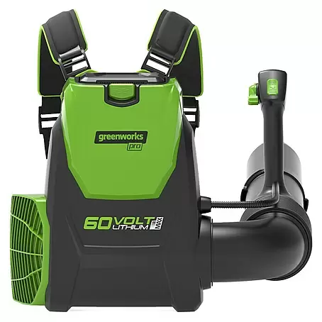Greenworks 60V Akkusystem Akku-Laubbläser Rucksackbläser GD60BPB