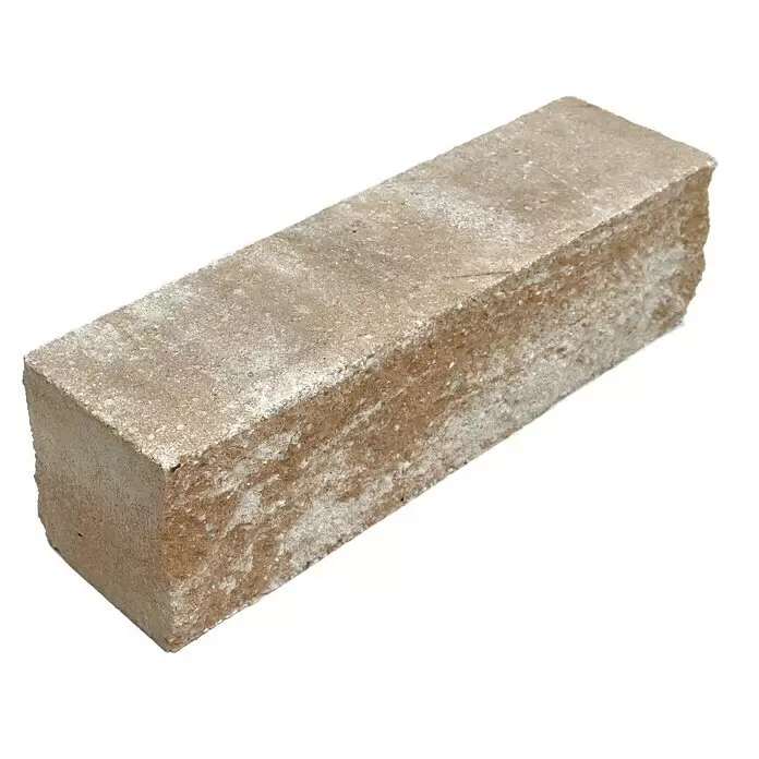 Christoph Mauerstein Rustikalblock50 x 12,5 x 14 cm, Mediteran/Weiß, Beton