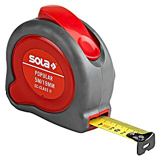 Sola Kapselmaßband Popular PP (5 m, Material: Kunststoff)