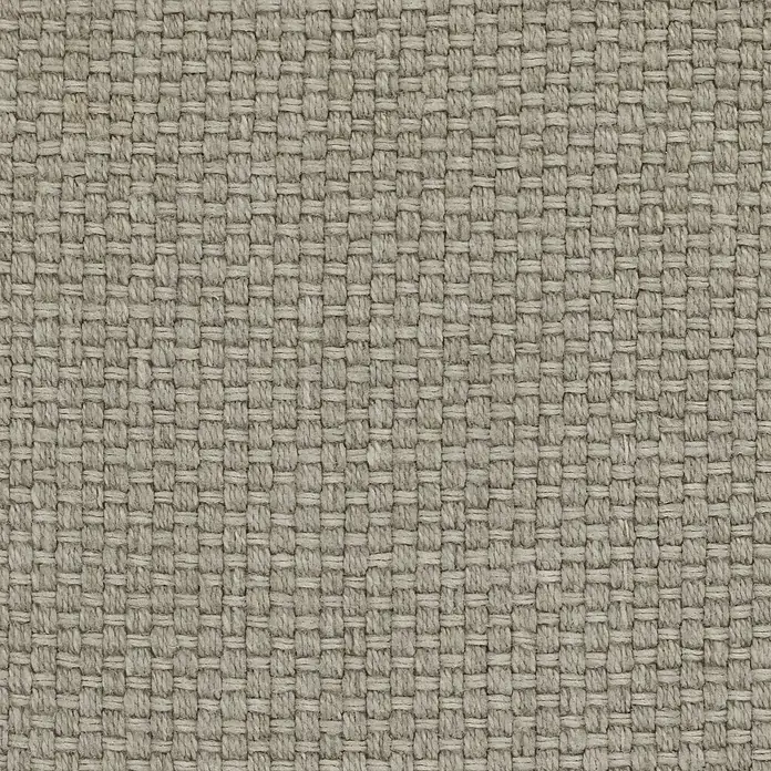 Kissen Bona - Pumice Stone, 45 x 45 cm, 100 % Baumwolle - Detailaufnahme eines Stoffes mit feiner Webstruktur in einem neutralen Farbton. Ideal für Möbel oder Textilien.