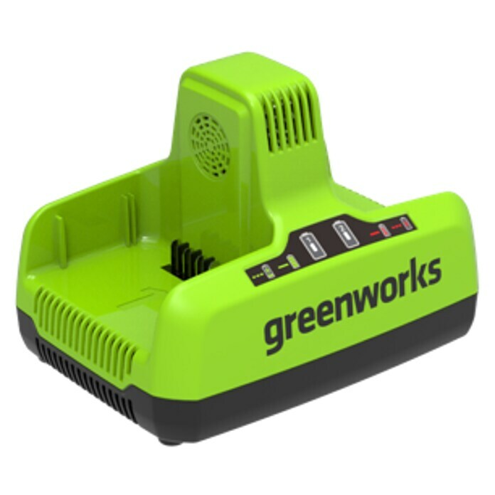 Sistema a batteria Greenworks 60V caricabatteria a doppio slot