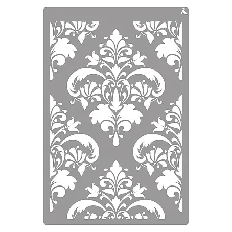La Pajarita  Plantilla decorativa Stencil Damasco