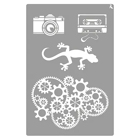 La Pajarita  Plantilla decorativa Stencil Indie