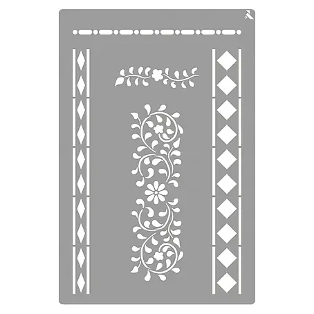 La Pajarita  Plantilla decorativa Stencil Deco