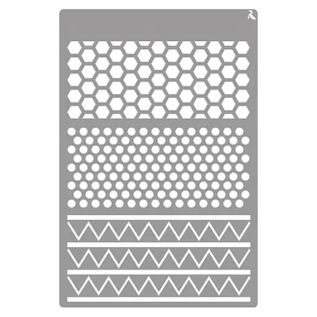 La Pajarita  Plantilla decorativa Stencil Textures