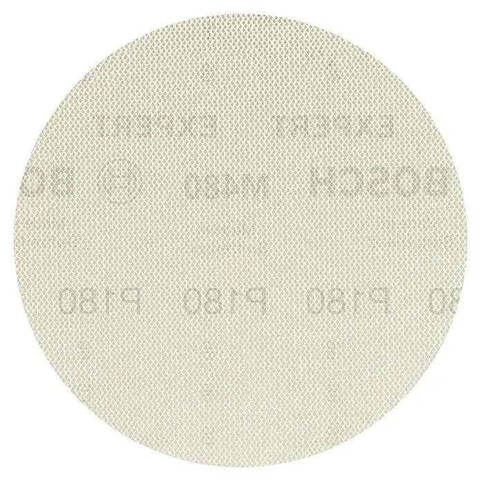 Bosch Expert Schleifgitter M480 - Durchmesser: 150 mm, Körnung: 180, 5 Stk. - Schleifpapier von Bosch Expert C470, 150 mm Durchmesser, Körnung P180, für Exzenterschleifer zum Schleifen von Holz, Farbe und Lack.
