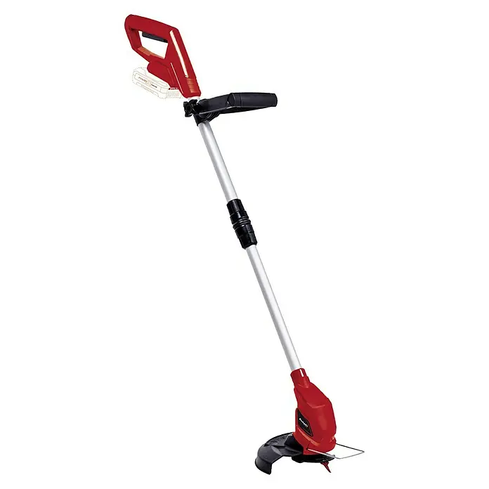 Einhell Power X-Change 18V Akku-Rasentrimmer GC-CT 18/24 Li-Solo - 18 V, Li-Ionen, Ohne Akku - Der Einhell Akku-Rasentrimmer ist ein praktisches Werkzeug für die Gartenpflege. Mit dem verstellbaren Teleskopstiel lässt sich das Gerät leicht anpassen.
