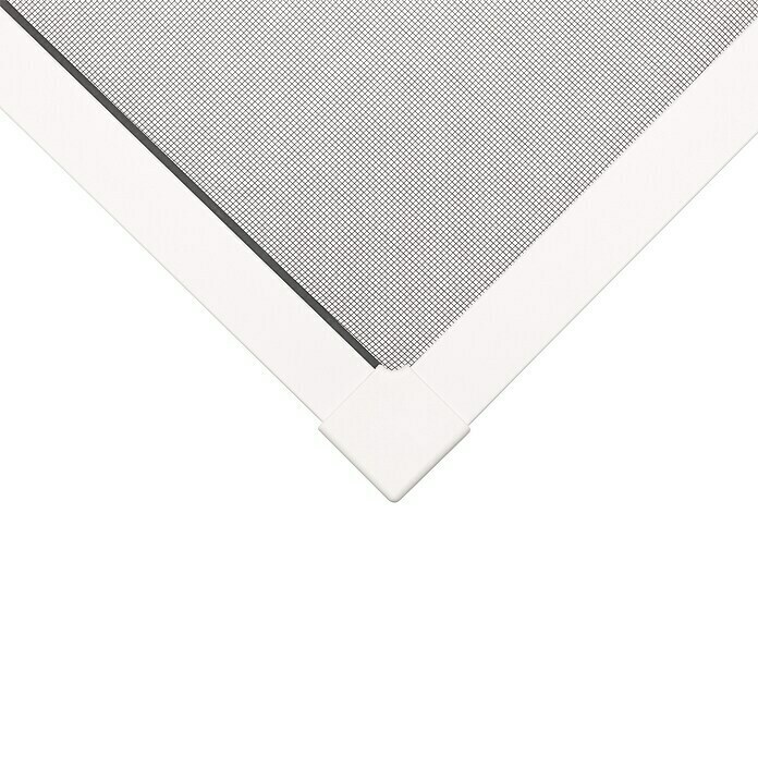 tesa Insektenschutzgitter (Verstellbarkeit: 80 x 80 cm - 140 x 140 cm, Farbe Rahmen: Weiß, Klemmbefestigung, Fenster)