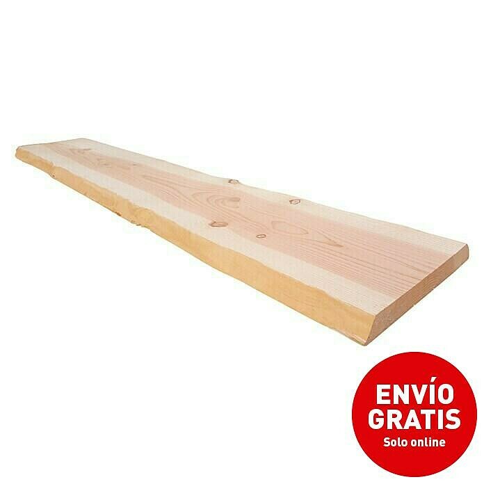 Tablero de madera maciza Tarugo (Abeto rojo, 120 cm x 38 cm x 50