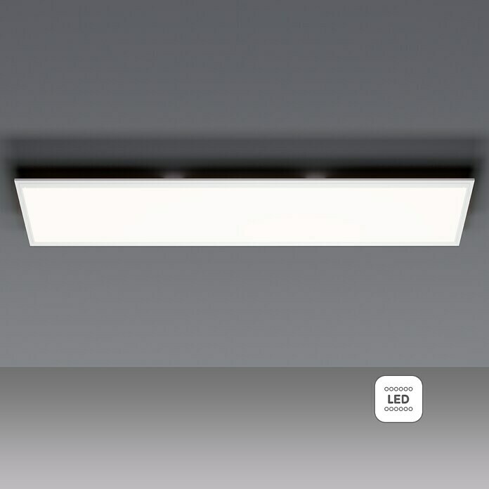 Eglo Fueva 5 LED-Deckenleuchte (16,5 W, 21 x 21 x 2,8 cm, Nickel-matt,  Neutralweiß) | BAUHAUS