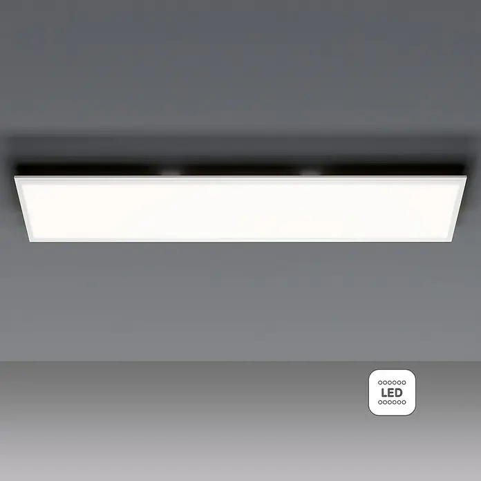 Tween Light LED-Panel 4000K - 33 W, L x B x H: 120 x 30 x 5 cm, Weiß, Neutralweiß - Eine LED-Deckenleuchte, die ein helles und gleichmäßiges Licht bietet. Perfekt für Büros, Küchen oder jeden Raum, der eine effiziente Beleuchtung benötigt.