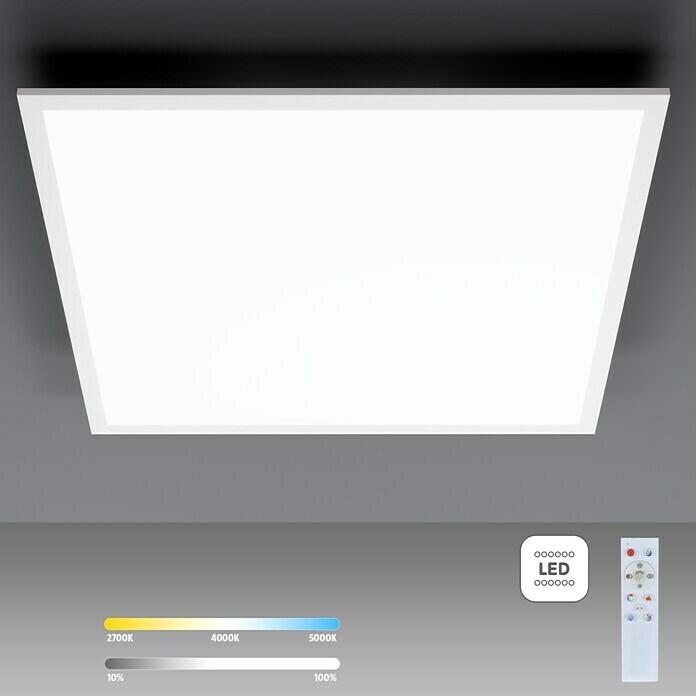 Tween Light LED-Panel RC-CCT-DIM (36 W, L x B x H: 60 x 60 x 5 cm