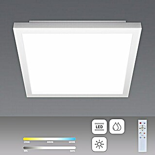 Lavida LED-Panel IP44 (16 W, L x B x H: 30 x 30 x 6 cm, Weiß, Mehrfarbig)