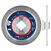 Bosch Diamantna rezalna plošča Expert for HardCeramic  (Premer diska: 115 mm, Višina odseka: 10 mm, 1 kos) | Rezalni diski | Dodatki za kotne brusilnike | Dodatna oprema za stroje | Orodja in stroji | Izdelki | BAUHAUS