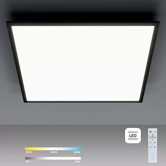 Tween Light LED-Panel CCT-RC-DIM32,5 W, L x B x H: 60 x 60 x 5 cm