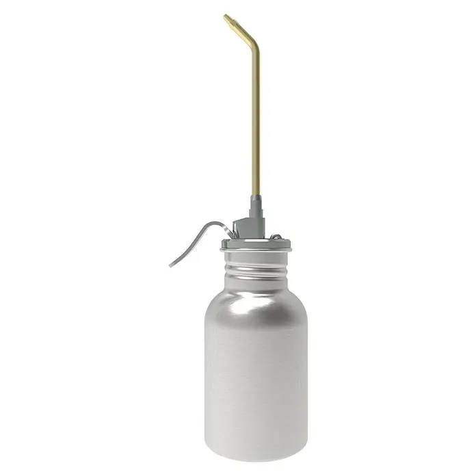 Mato Premium Öler - Aluminium, 300 ml - Metall-Ölkanne mit langem, gebogenem Auslauf, ideal für präzises Schmieren von Maschinen und Werkzeugen. Robuste Bauweise für dauerhaften Einsatz.
