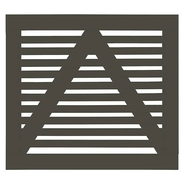 Plus Zauntor Tokyo100 x 90 cm, Umbragrau RAL 7022, Holz