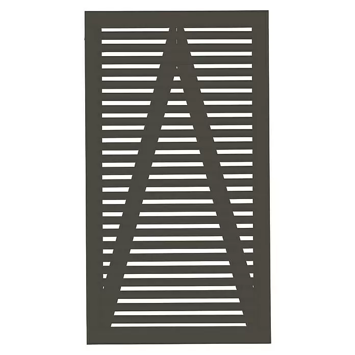 Plus Zauntor Tokyo100 x 180 cm, Umbragrau RAL 7022, Holz