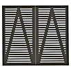 Plus Zauntor Tokyo (200 x 180 cm, Umbragrau RAL 7022, Holz) | BAUHAUS