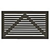 Plus Zauntor Tokyo (150 x 90 cm, Umbragrau RAL 7022, Holz) | BAUHAUS